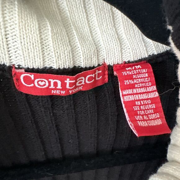 Y2K Zip Up Cardigan With Matching Scarf  Womens Medium NWOT - Picture 2 of 10